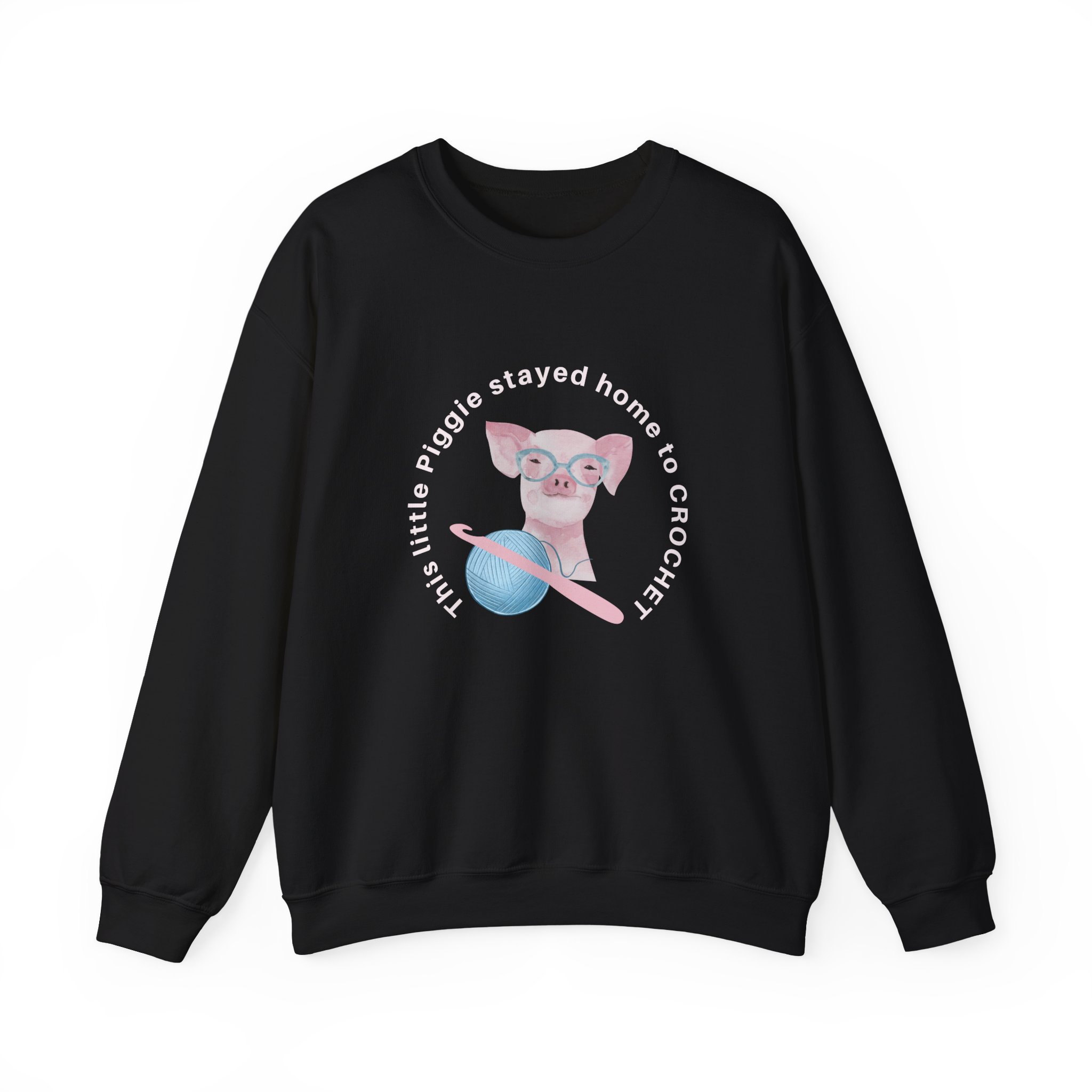 Little Piggie Crochet Sweatshirt