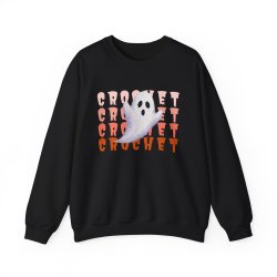 Ghost Crochet Sweatshirt