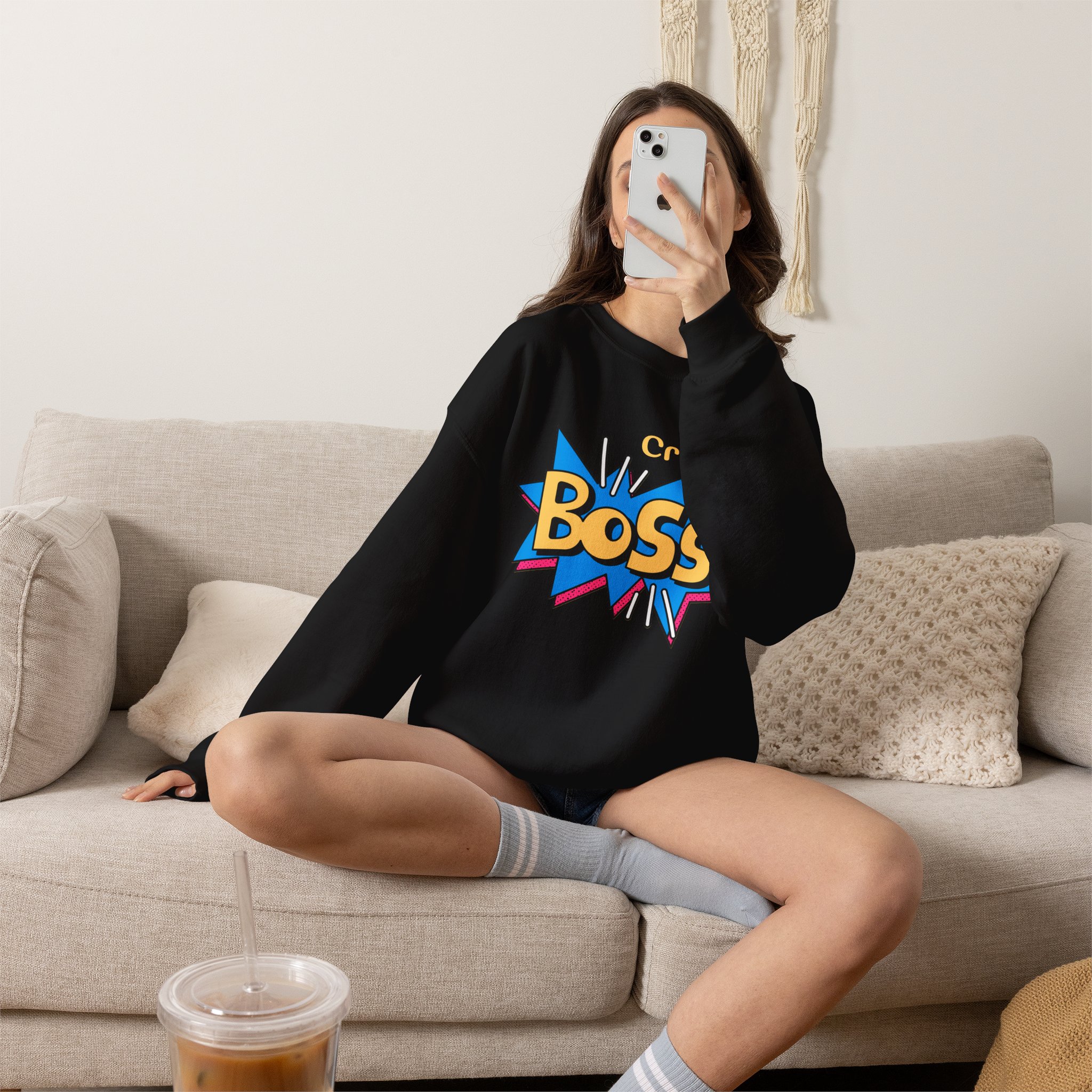 Crochet Boss Sweatshirt - Image 6