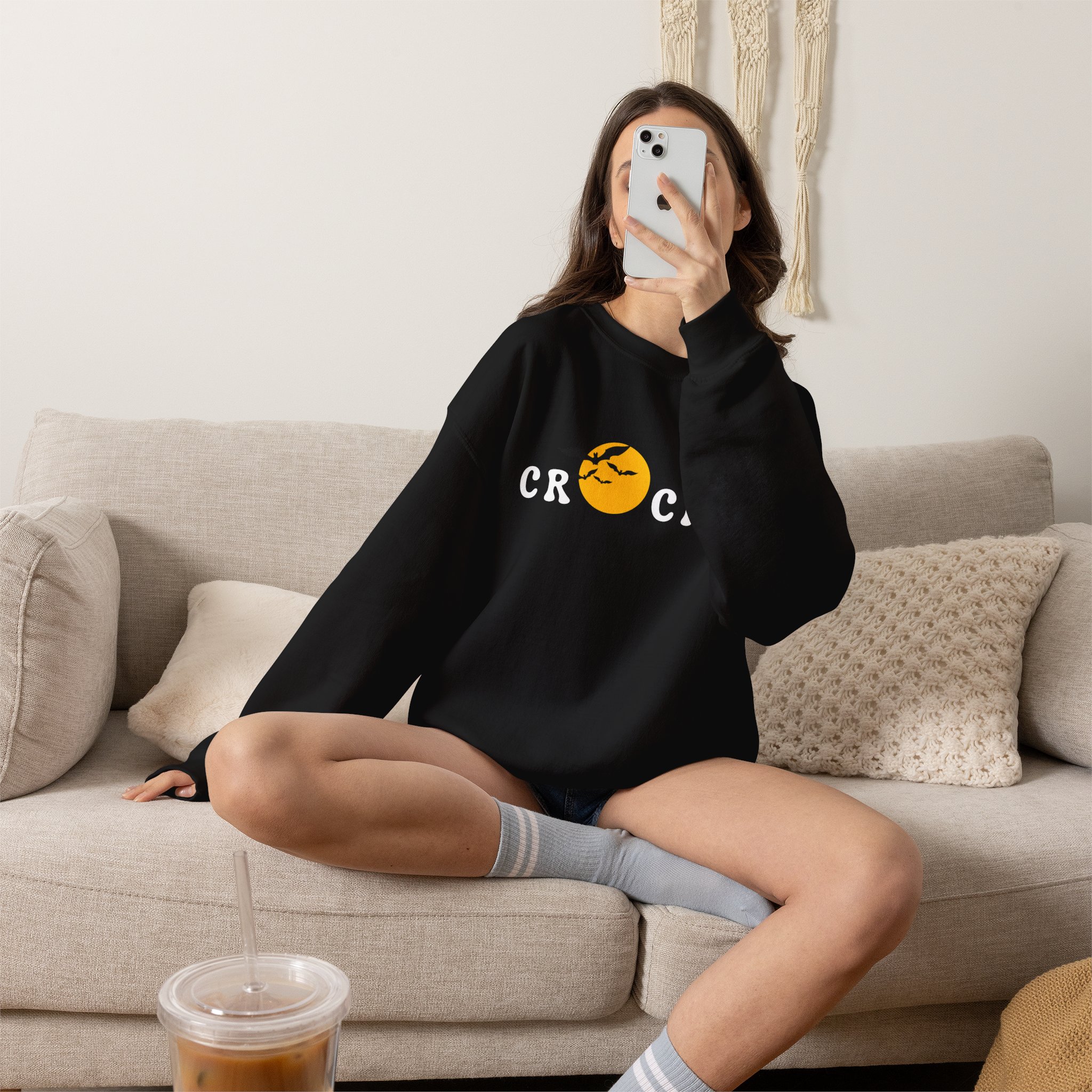 Halloween Crochet Sweatshirt - Image 6