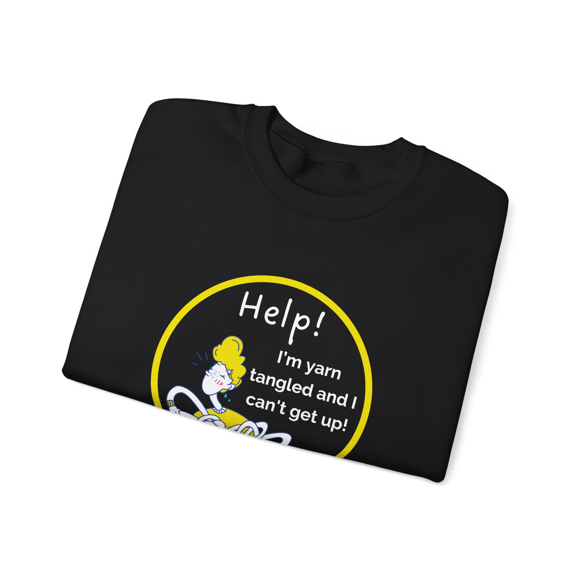 Crochet Help Sweatshirt - Image 3