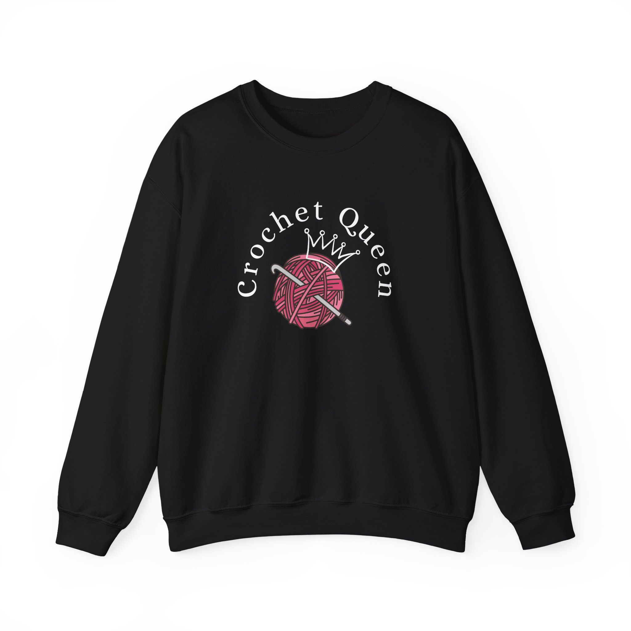 Crochet Queen Sweatshirt
