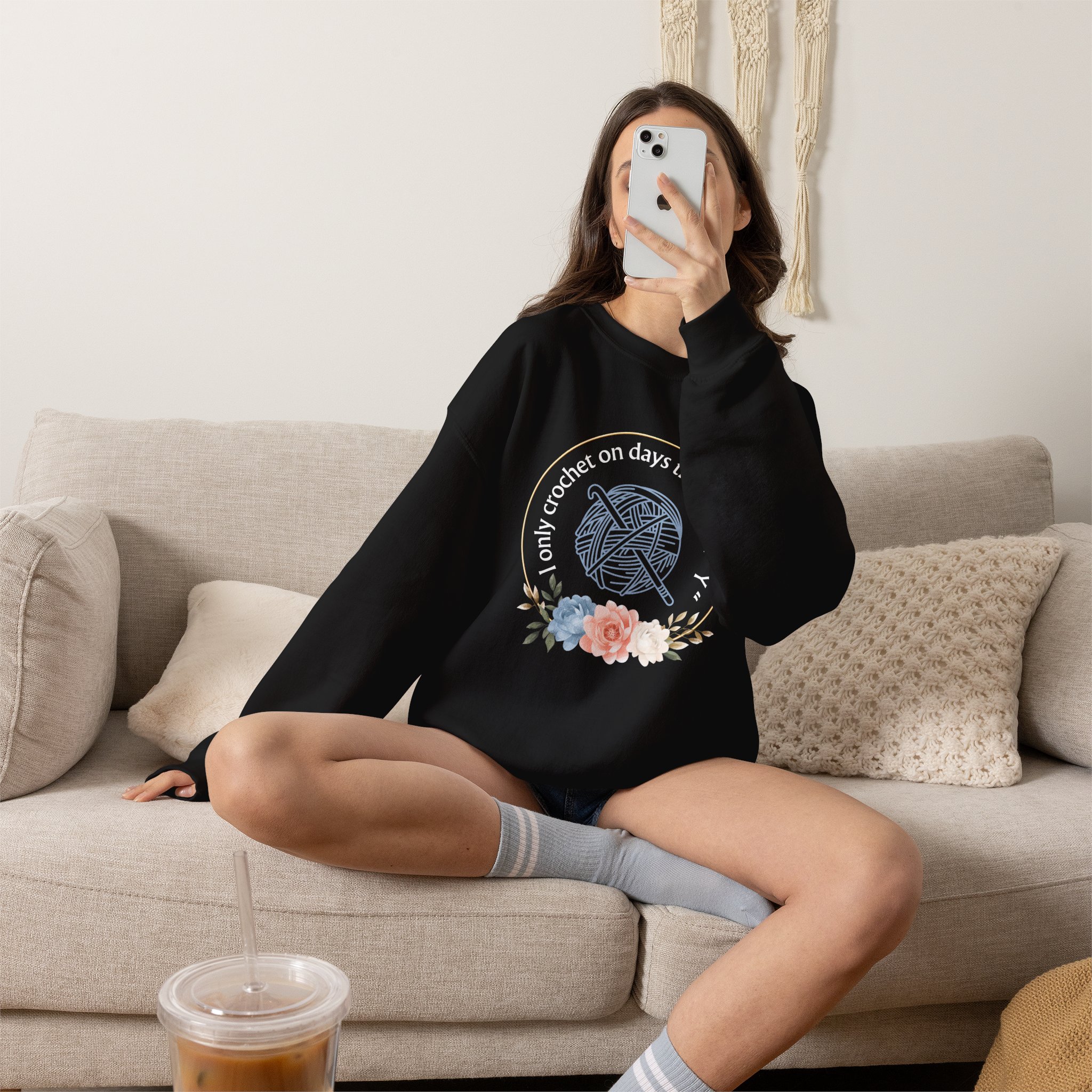Crochet Days Sweatshirt - Image 6