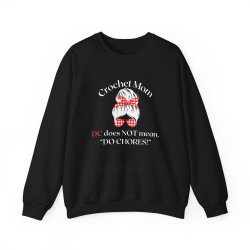 Crochet Mom Sweatshirt